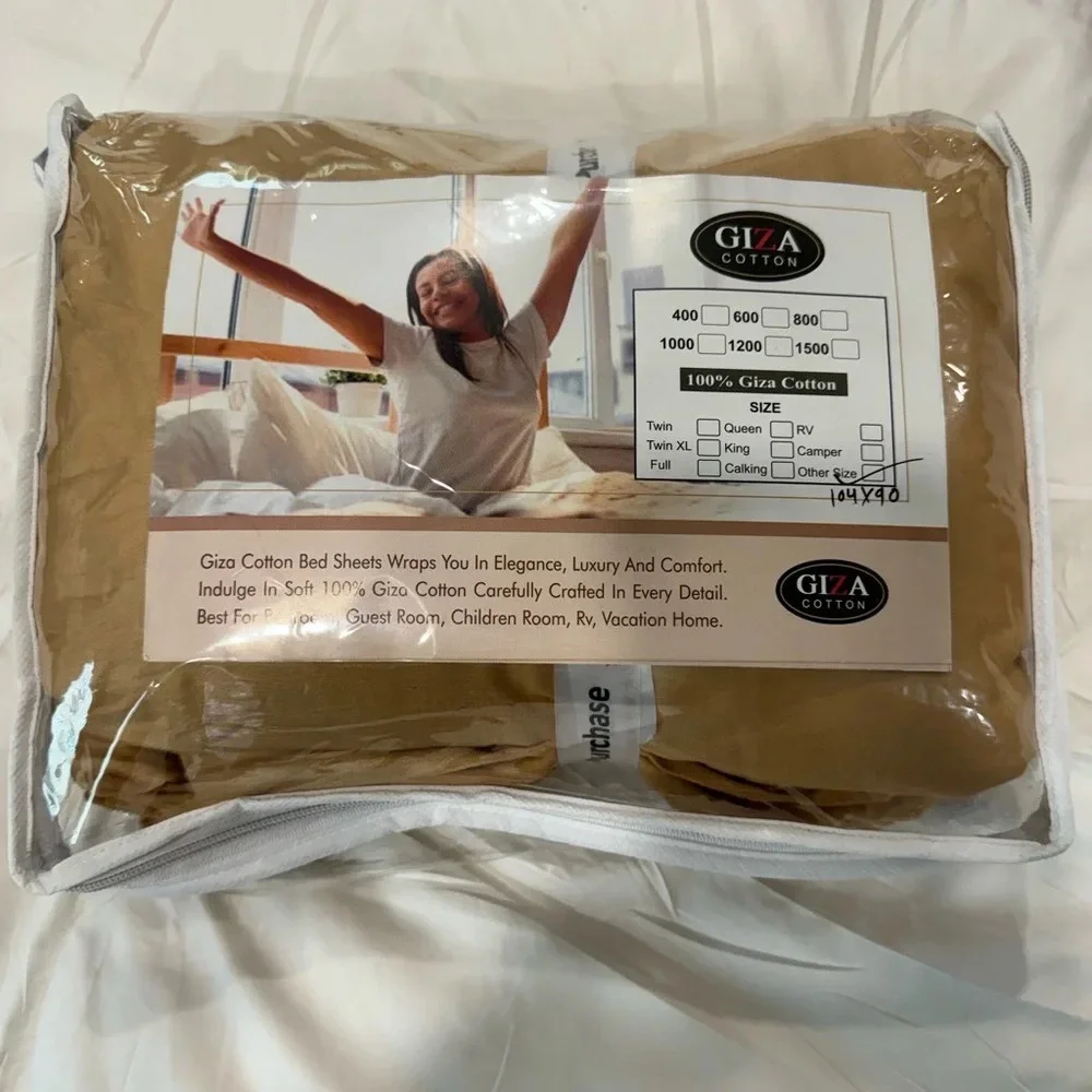MyGiza Sheets, 100% Certified Giza Egyptian Cotton Duvet cover King Size